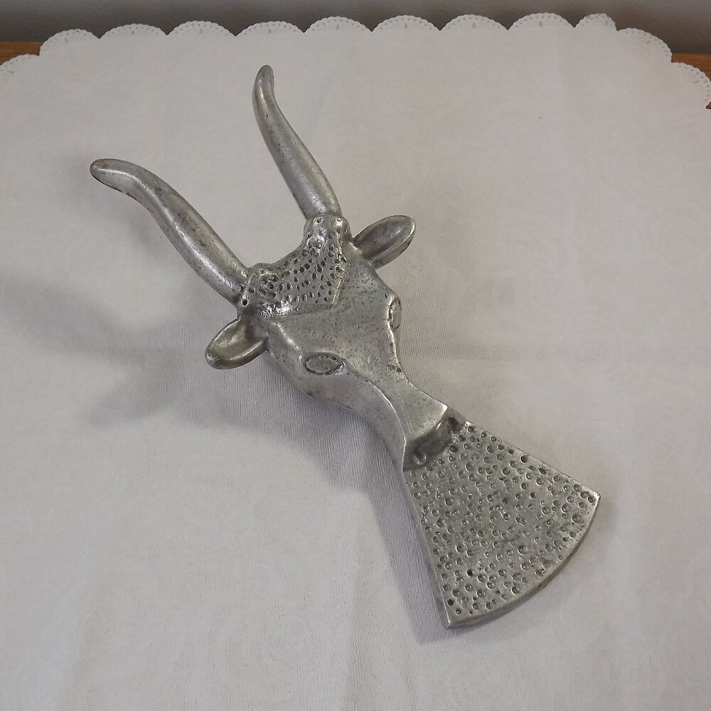 Vintage Bull Head Boot Jack, marked Mexico